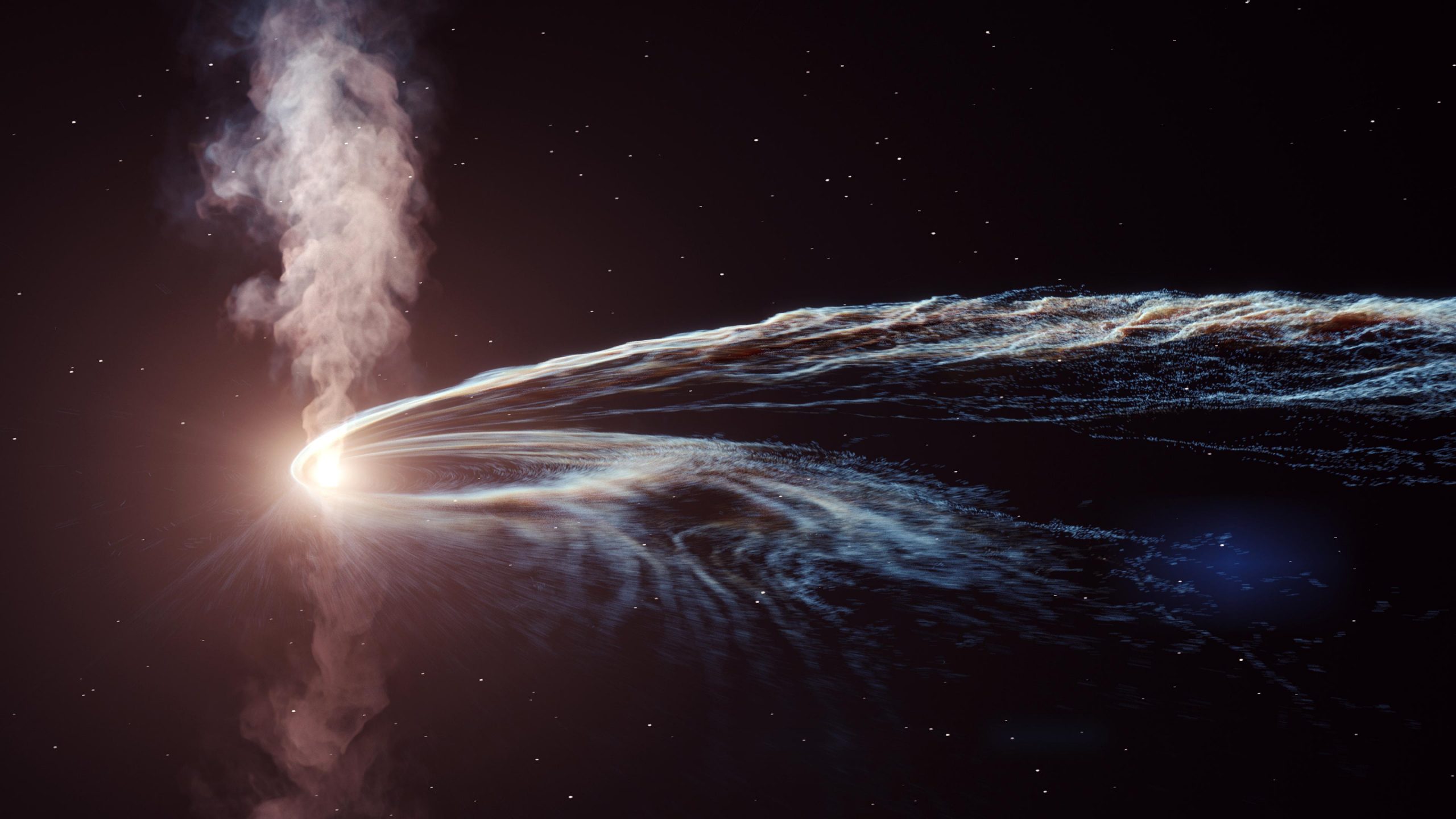 黑洞吞噬恒星可能没有产生足够的能量来发射中微子