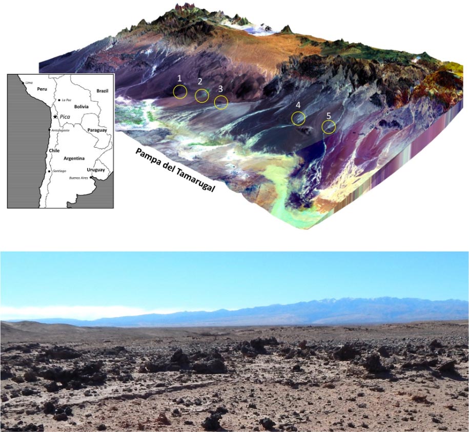 1.2万年前彗星爆炸可能是智利沙漠中大量玻璃质岩石的来源