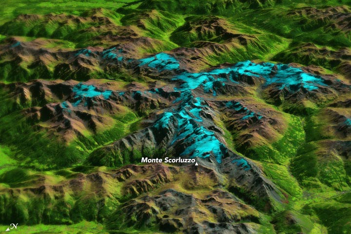 冰川融化暴露阿尔卑斯山上第一次世界大战的遗物