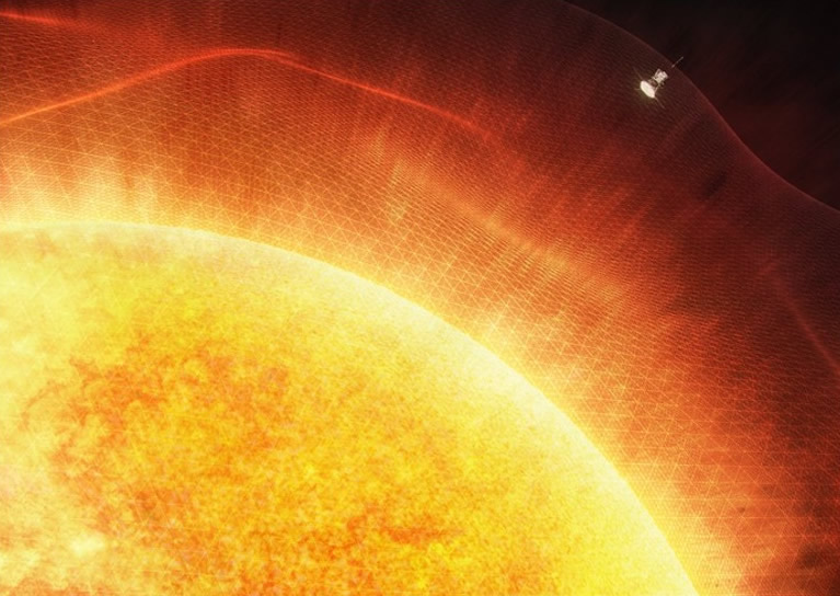 NASA帕克太阳探测器首次穿过日冕外围