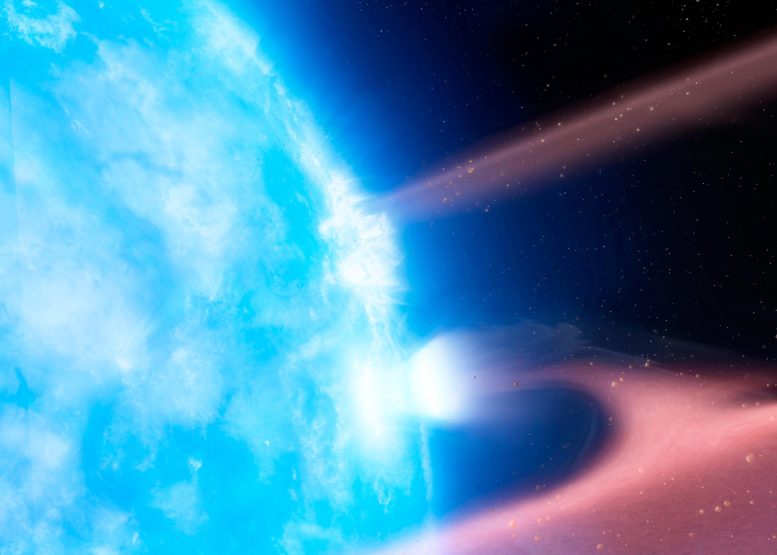 华威大学天文学家首次观察到被摧毁的行星碎片撞击白矮星表面的瞬间
