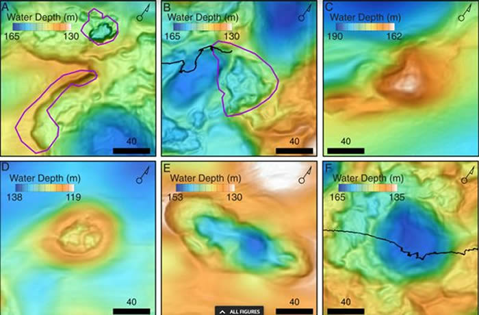 科学家在北极圈海底发现41个巨坑 上次观测时还未出现