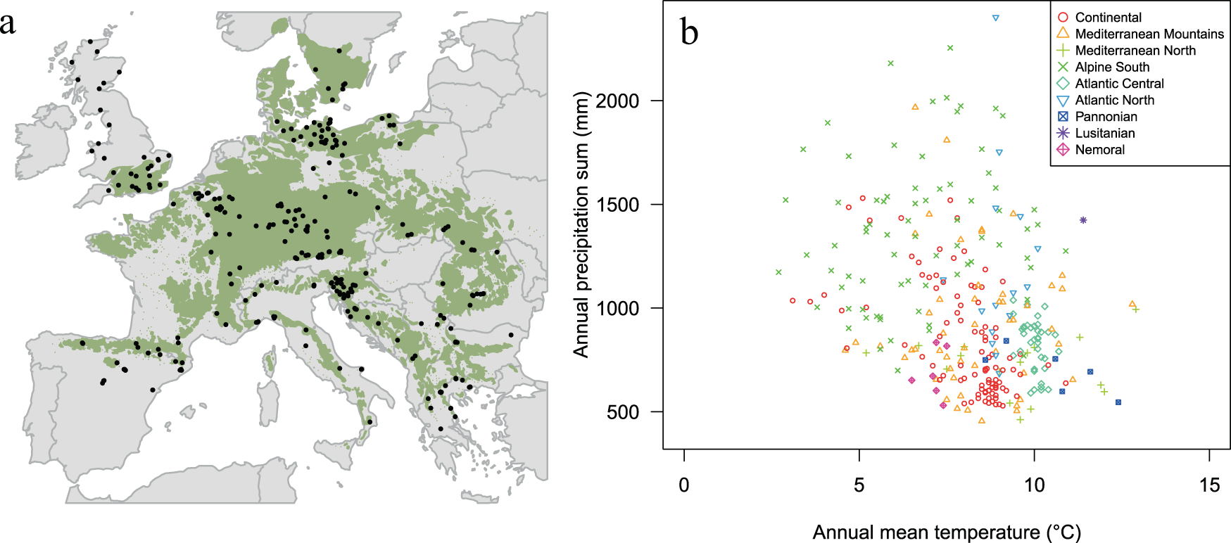 《通讯生物学》：欧洲的山毛榉森林受到气候变化的严重威胁