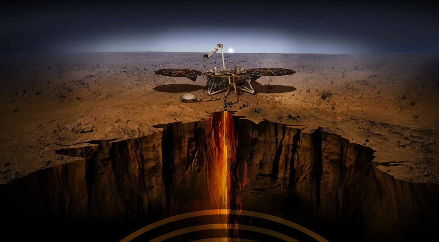 美国宇航局的InSight火星登陆器检测到有史以来火星最大地震