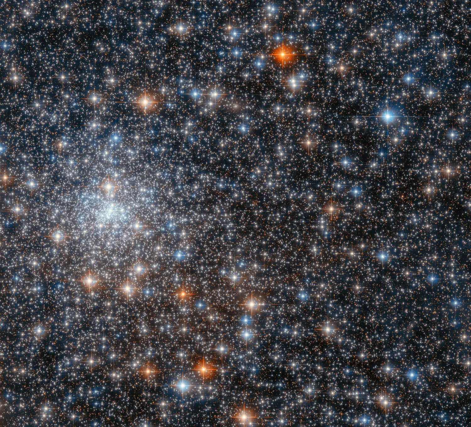哈勃太空望远镜拍摄的人马座球状星团NGC 6558
