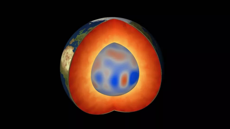 地核中发现一种全新型态的磁波 每隔七年就会穿过地球的外核