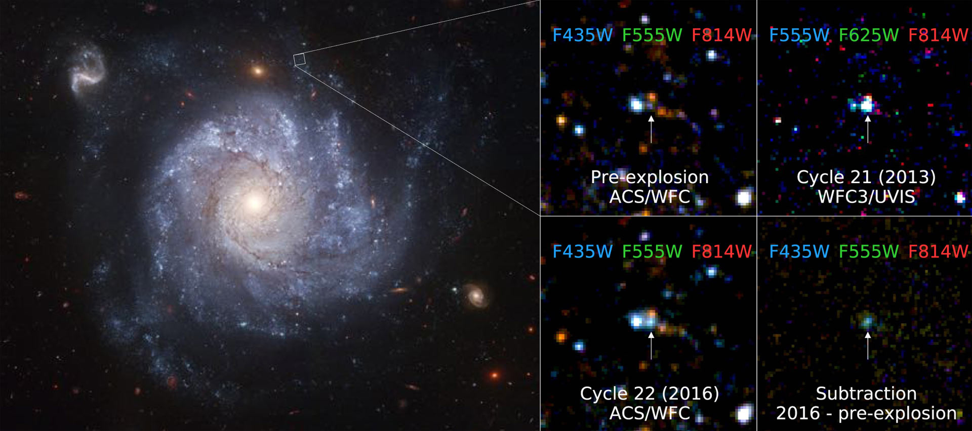 旋涡星系NGC1309发现超新星SN2012Z爆炸后仍然活着的恒星 甚至变得更亮