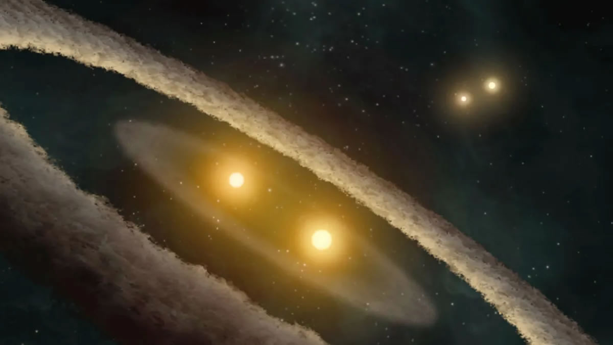 《皇家天文学会月刊》：天文学家首次在深空探测到紧凑、巨大的三星系统
