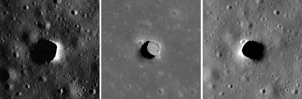 月球坑洞可能有适宜的温度供人类居住
