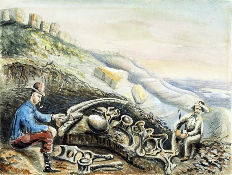 美国两位古生物学家爱德华·柯普与奥塞内尔·马什：一场旷日持久的“化石大战”