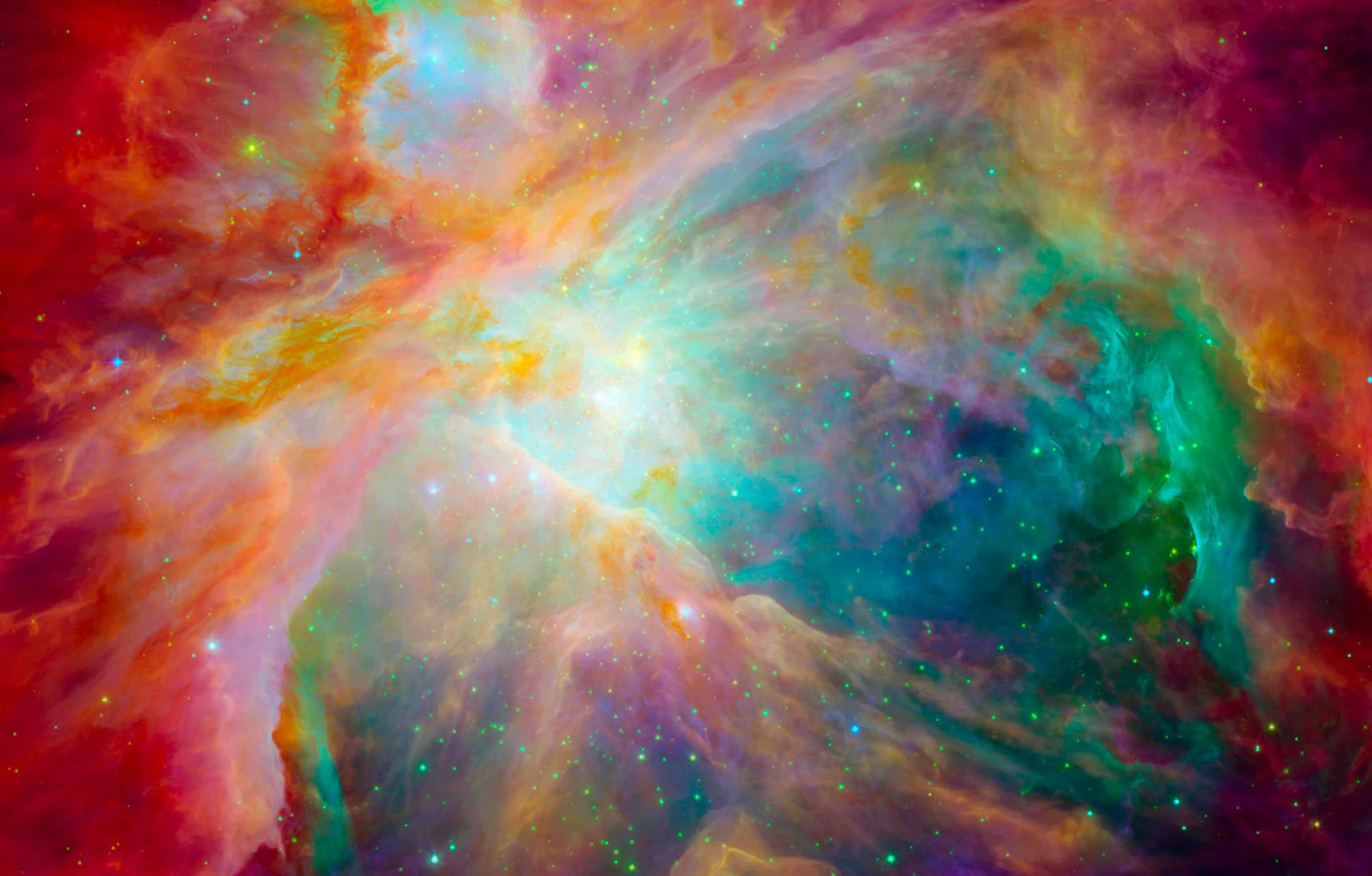 詹姆斯·韦伯太空望远镜拍摄的猎户座星云
