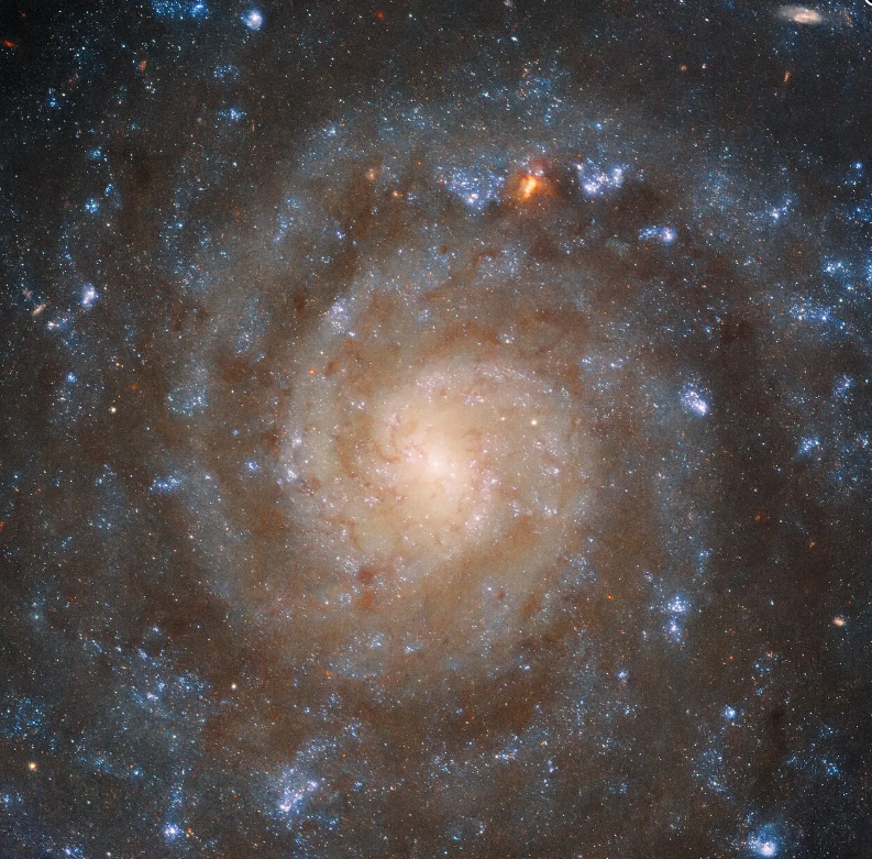詹姆斯·韦伯太空望远镜新照片显示螺旋星系IC 5332的内部结构