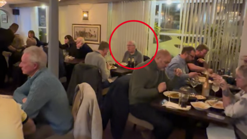 英国女子滑手机惊见9年前去世丈夫现身印度料理餐厅 餐厅：1周前才拍的影片