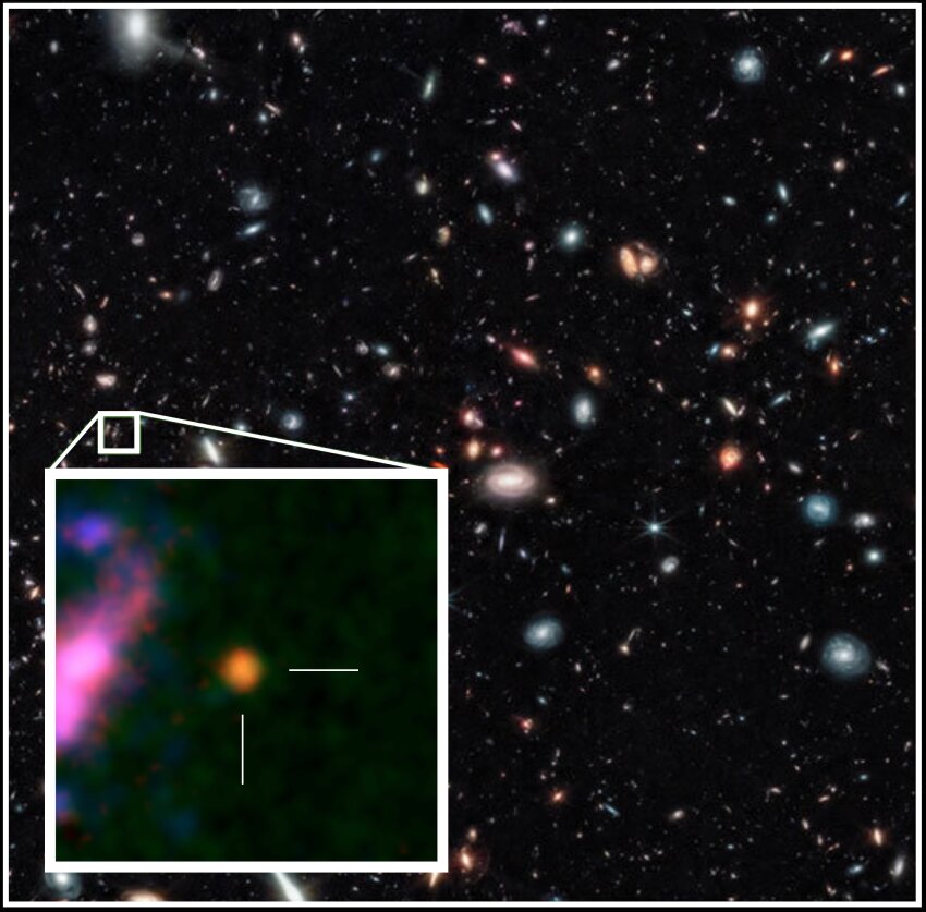 天文学家使用氧气确认最遥远星系GHZ2 / GLASS-z12的年龄