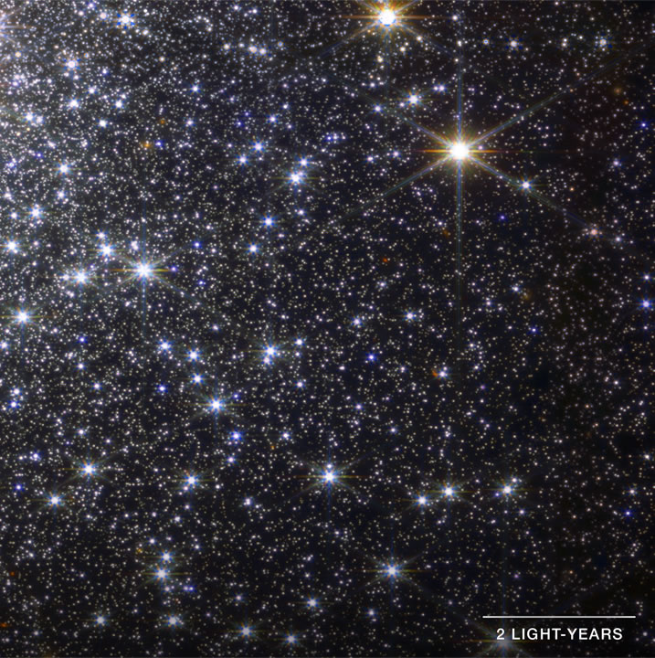 詹姆斯·韦伯太空望远镜观察球状星团M92