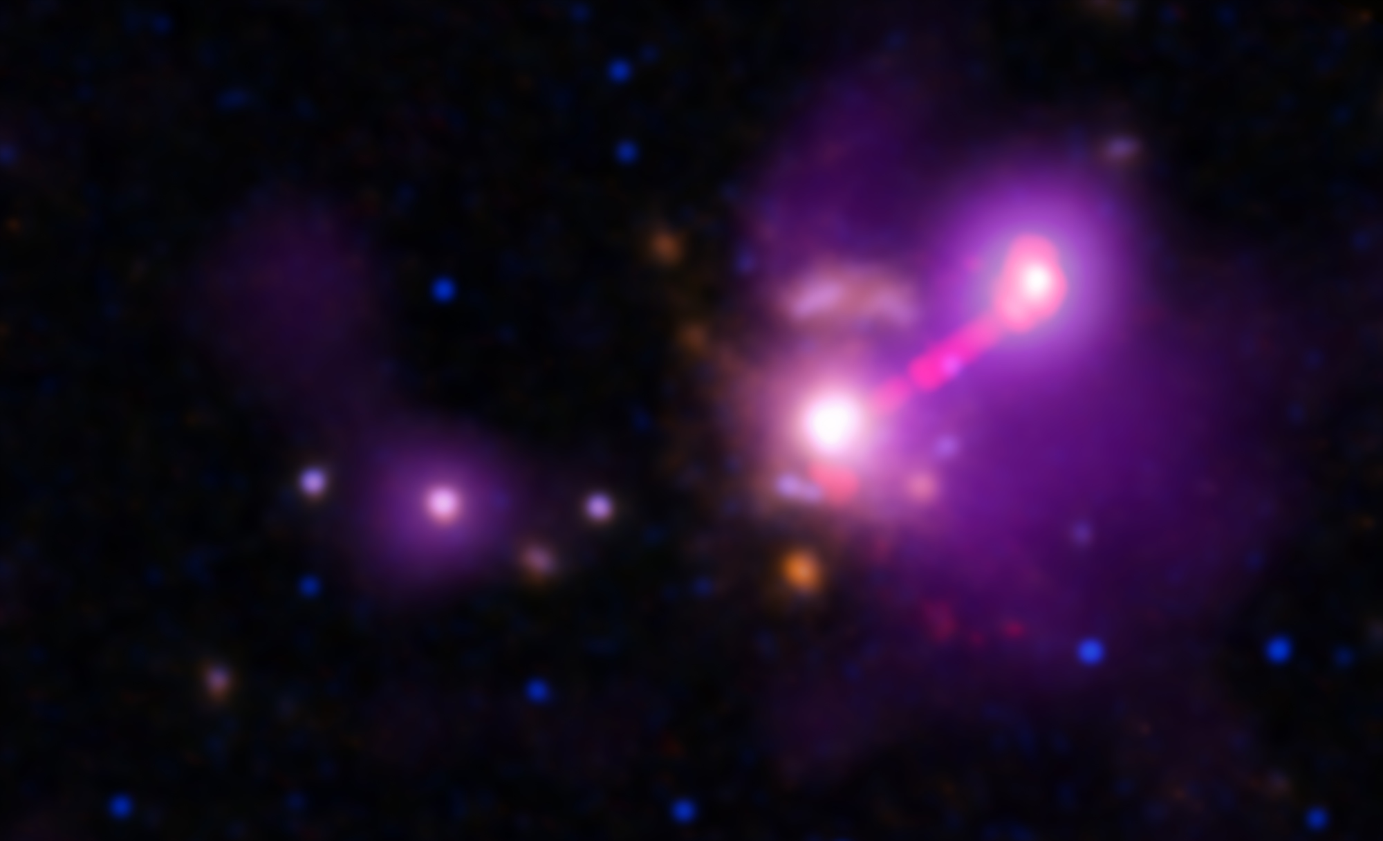 钱德拉帮助天文学家发现了一个异常孤独的星系3C 297