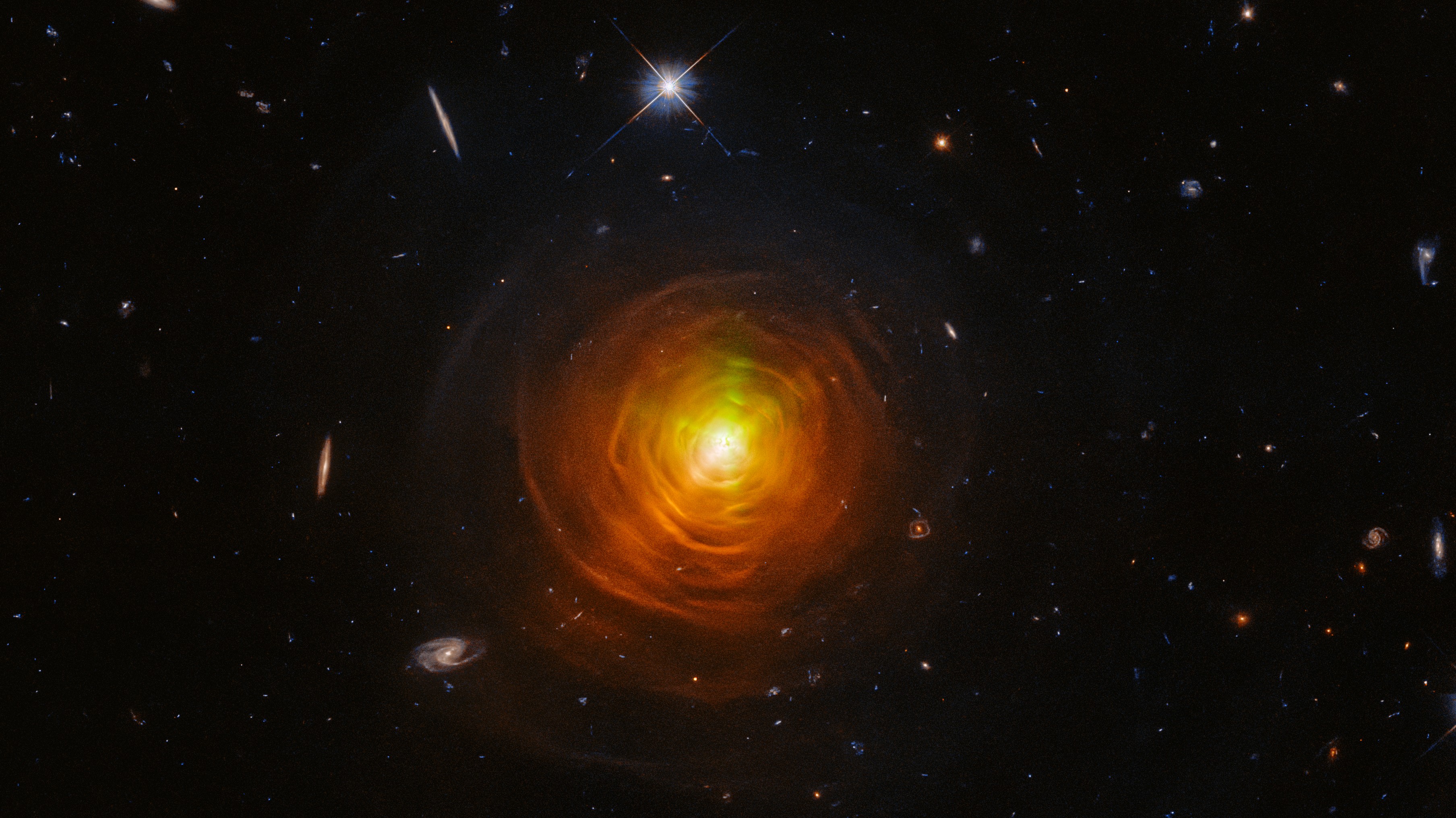 新的研究暗示,神秘的超重恒星正在吞噬像腐肉一样的大气层