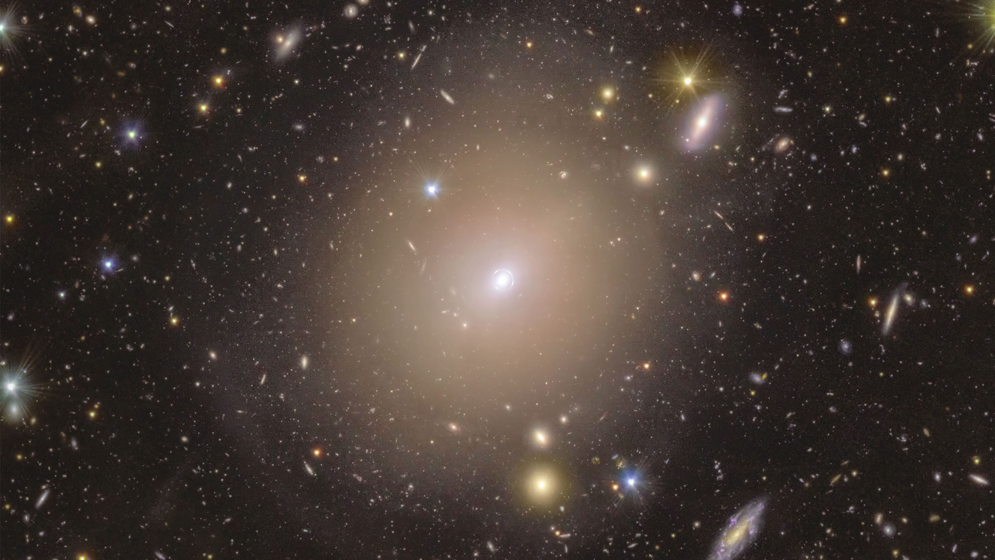 在地球附近发现了极其罕见的“爱因斯坦环”