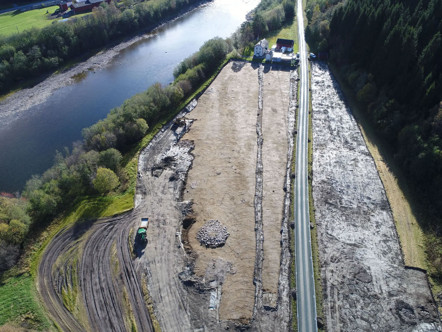 挪威高速公路附近出土的失落的古代祭祀遗址