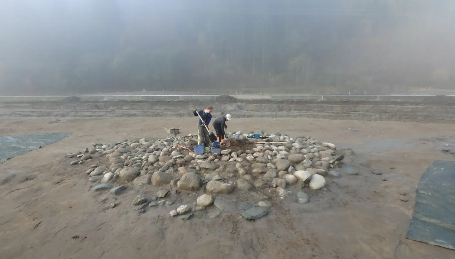 挪威高速公路附近出土的失落的古代祭祀遗址
