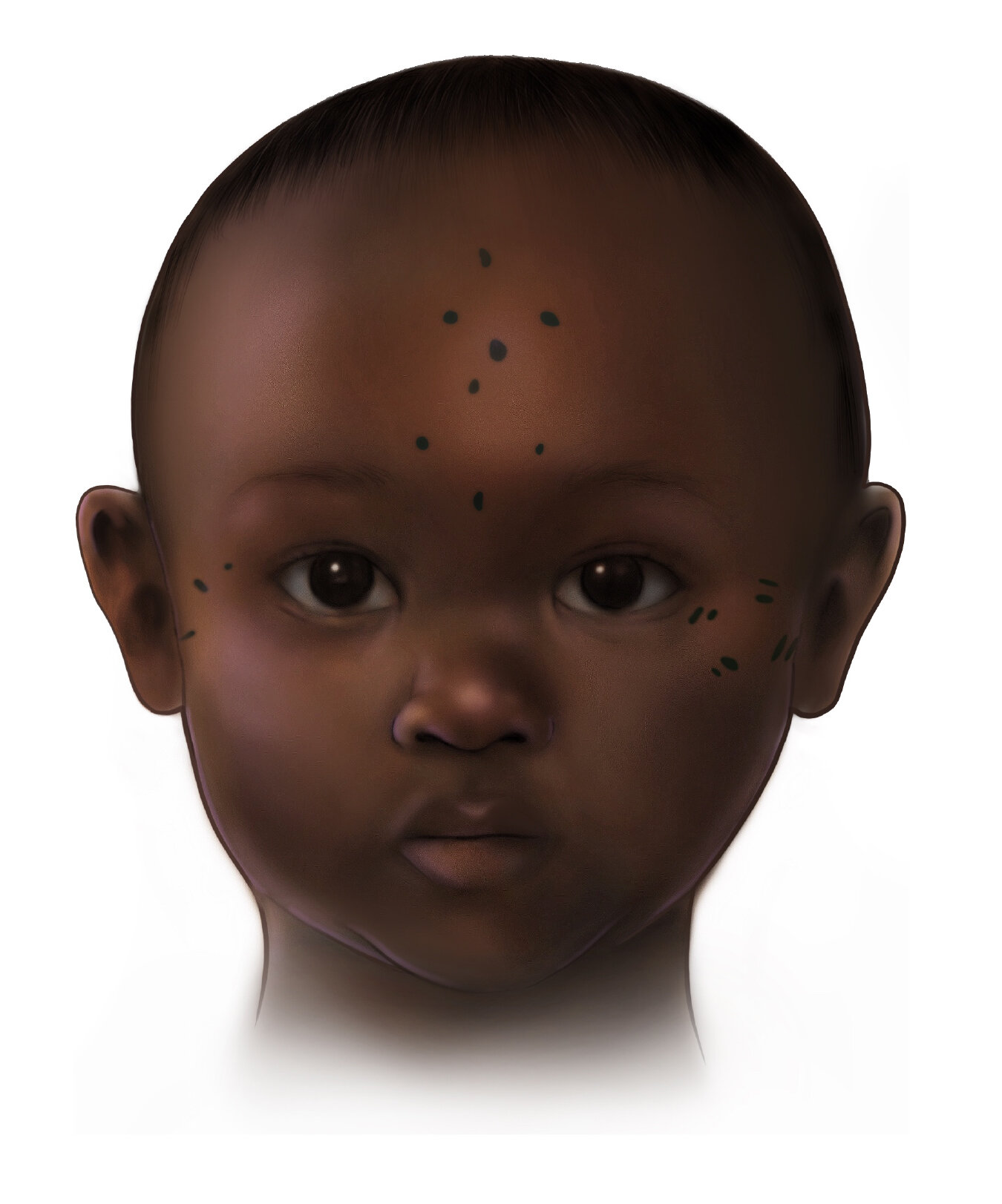 Ӥ�����ϵĹŴ��������µ�Ӱ����ʾ��Ŭ����Ӥ���ı�ǿ�׷�ݵ���1300��ǰ