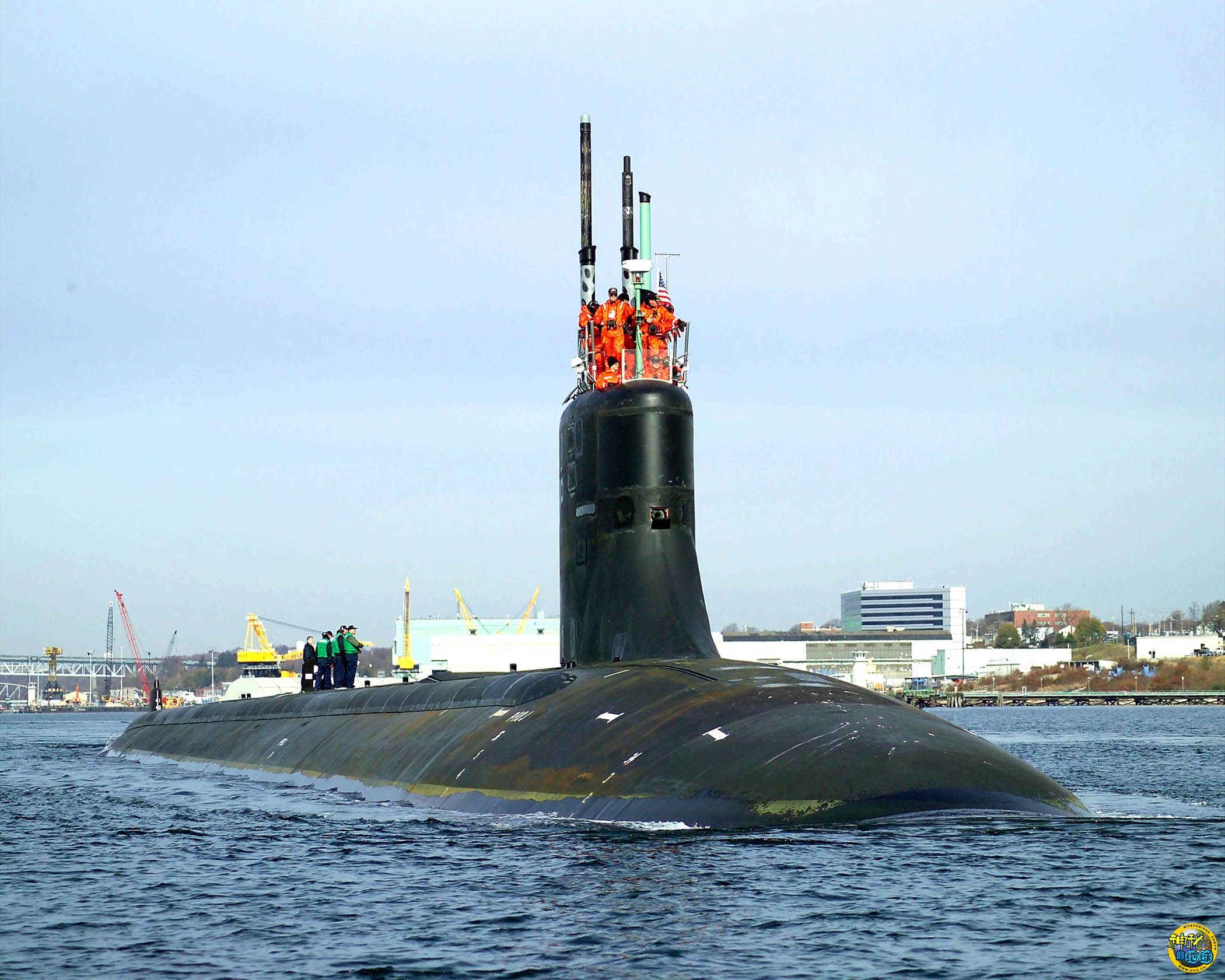 美国海狼级攻击型核潜艇ssn23"吉米·卡特"号