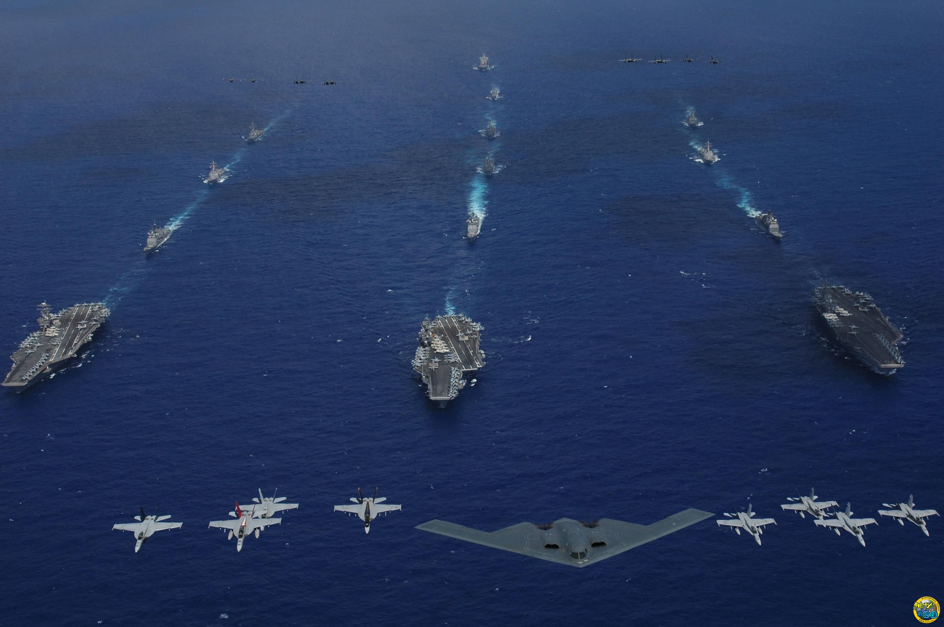 美国航空母舰战斗群