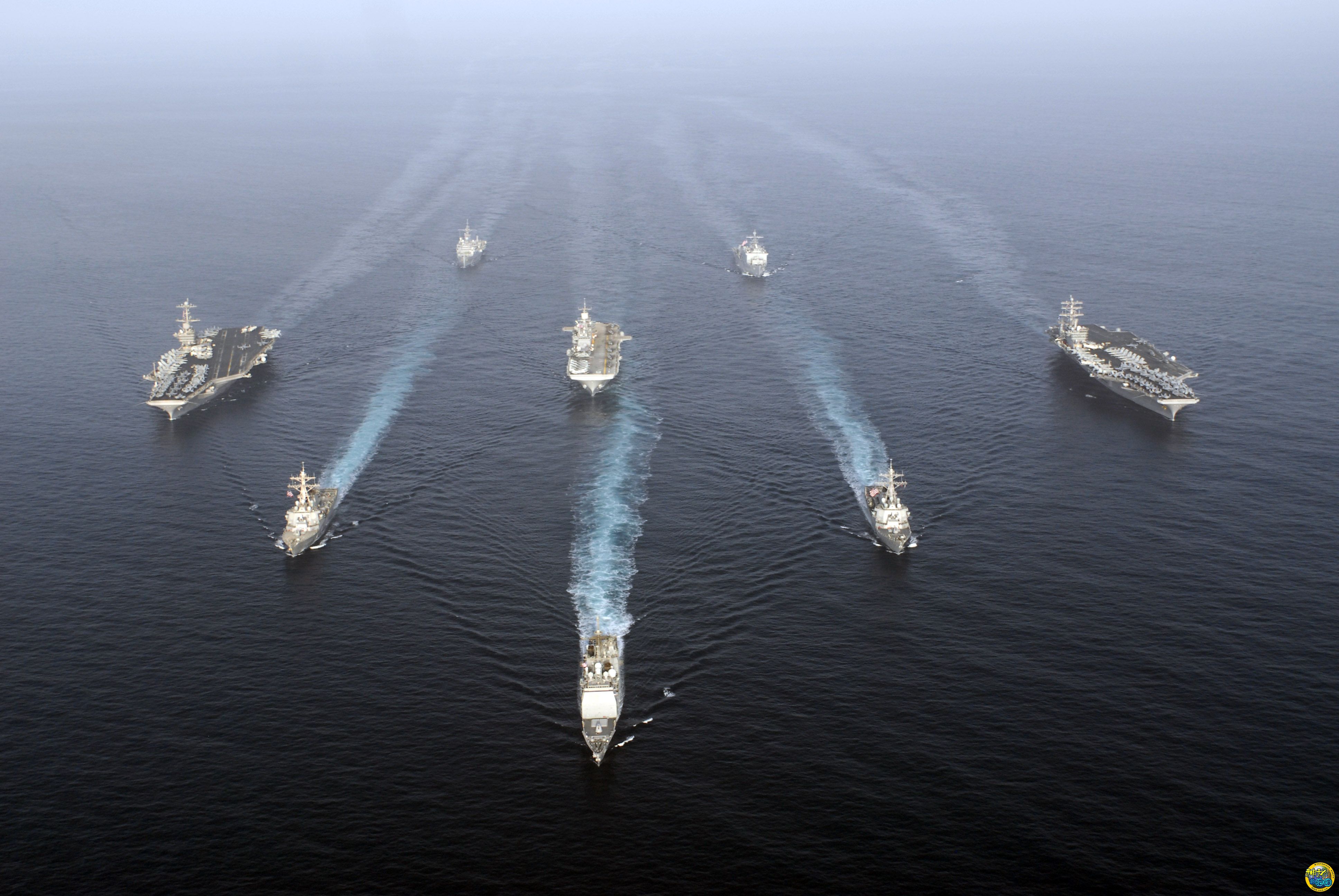 美国航空母舰战斗群