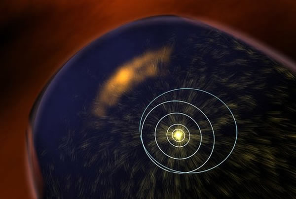太阳日光层发生两个日冕物质抛射碰撞现象