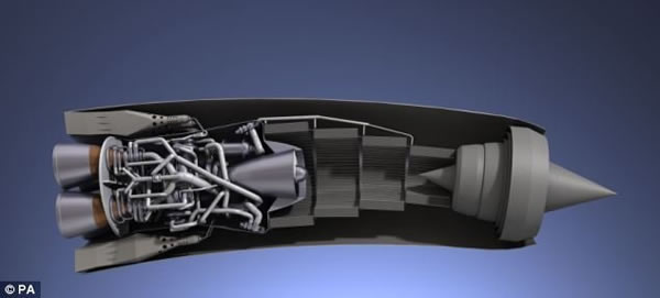英国反应发动机公司计划打造一款超级动力:佩刀(sabre)吸气式火箭发动
