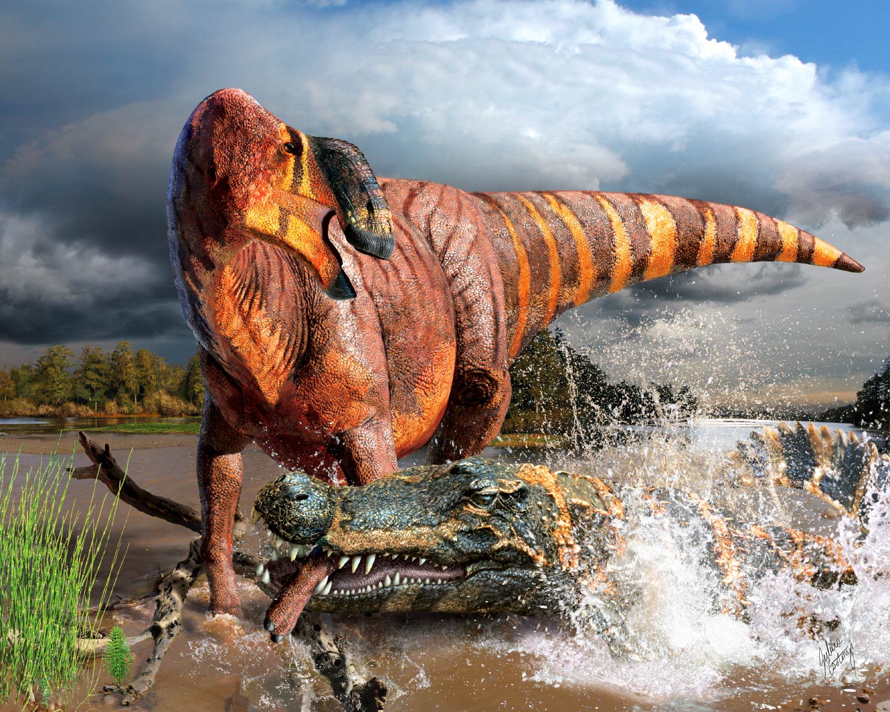 美国犹他州中部发现大鼻子恐龙鼻王龙