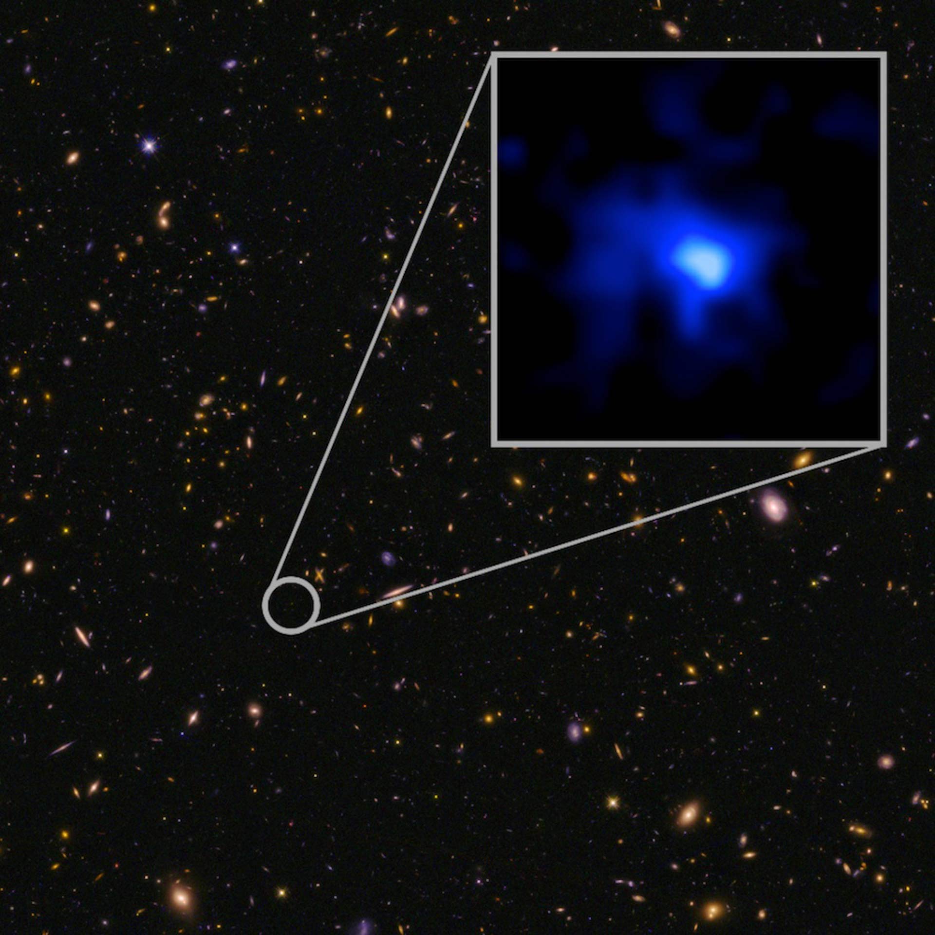 观测到迄今已知距离地球最遥远的星系egs-zs8-1