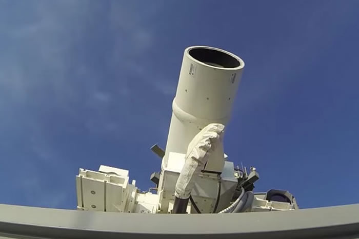 美国海军最新激光武器系统移动高能量雷射器mehel电浆炮plasmacannon