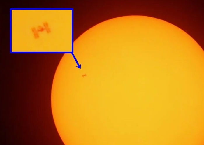 香港拍摄到国际空间站凌日现象 - 神秘的地球 科学|自然|地理|探索