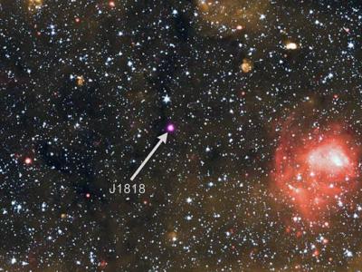 最新观测发现猎户座参宿六恒星周围出现奇特环结构